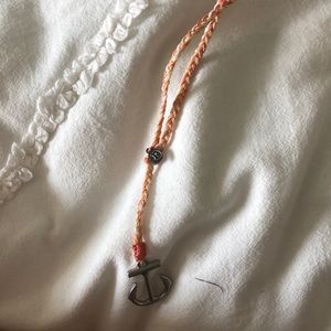 PURA VIDA Anchor Charm Wrap Bracelet